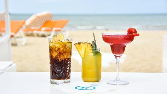 Cocktails op het strand